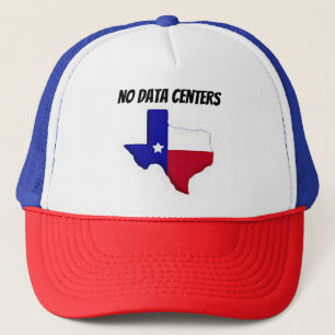 Texas-Baseballcap, Keine Rechenzentren Truckerkappe