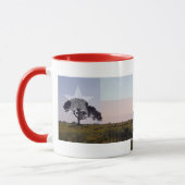 Texas-Baum und Flaggen-Tasse Tasse (Links)