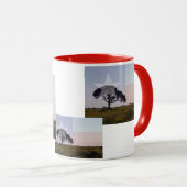 Texas-Baum und Flaggen-Tasse Tasse (VorderseiteRechts)