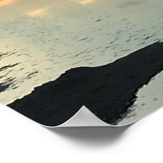 Texas Beach Sunrise, Scripture Verse, Psalm 118:24 Poster (Ecke)