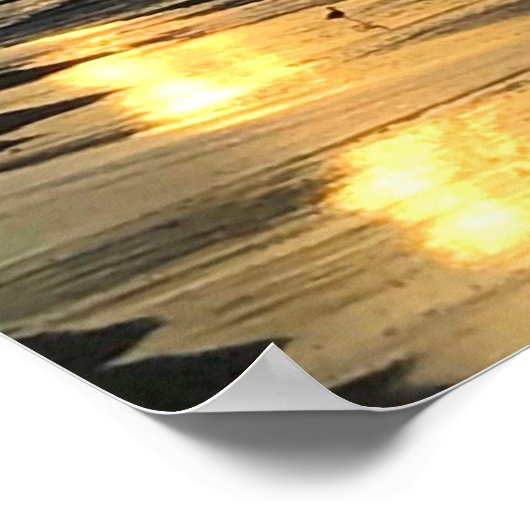 Texas Beach Sunrise, Scripture Verse, Psalm 118:24 Poster (Ecke)