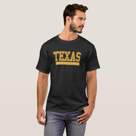 Texas Beach Volleyball T-Shirt (Vorne ganz)