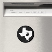 Texas Bear Paw Magnet (In Situ (Geschirrspüler))