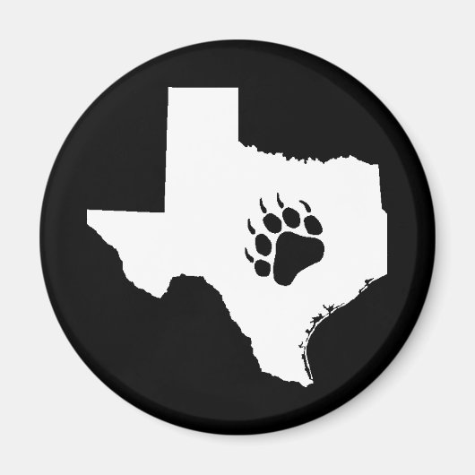 Texas Bear Paw Magnet (Vorne)