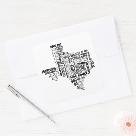 Texas Beer Lovers Sticker (Umschlag)