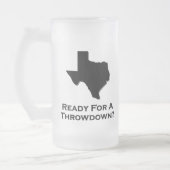 Texas bereit für einen Durchbruch Mattglas Bierglas (Links)
