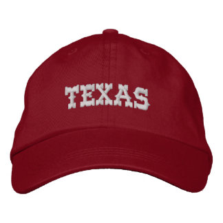 Texas bestickter Baseball-Cap-Hut Bestickte Baseballkappe