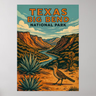 Texas Big Bend National Park V02 Poster