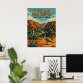 Texas Big Bend National Park V02 Poster (Heimbüro)
