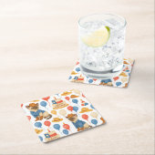 Texas Birthday Themed for Cat Lovers  Rechteckiger Pappuntersetzer (Vor Ort)