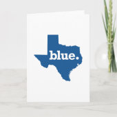 TEXAS BLAUE STAAT KARTE (Vorderseite)