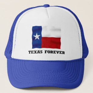 TEXAS blauer Fernlastfahrer-Hut FÜR IMMER - Truckerkappe