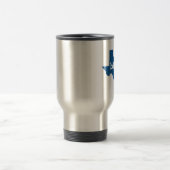 TEXAS BLauer STAAT Reisebecher (Mittel)