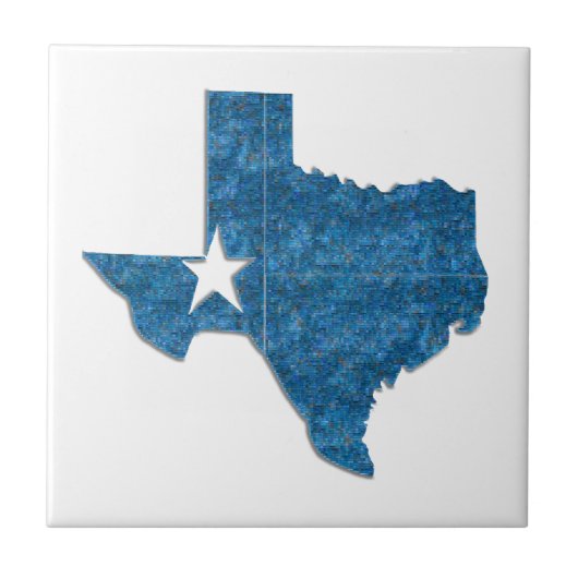 Texas Blaustein Fliese (Vorderseite)
