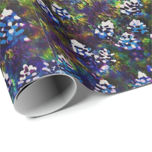 Texas Blue Bonnet Blitz Design Geschenkpapier (Rolleneckpunkt)