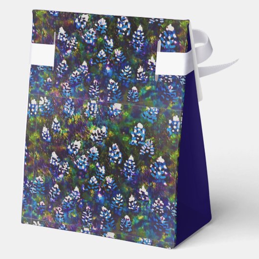 Texas Blue Bonnet Blitz Design Geschenkschachtel (Rückseite)