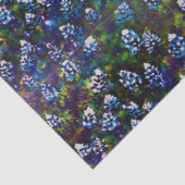 Texas Blue Bonnet Blitz Design Seidenpapier (Detail)