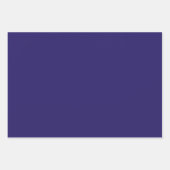 Texas Blue koordiniert mit Green Solid Geschenkpapier Set (Vorderseite)