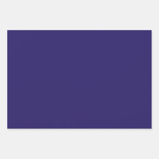 Texas Blue koordiniert mit Green Solid Geschenkpapier Set (Vorderseite)