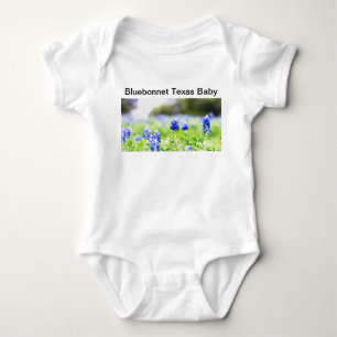 Texas Bluebonnet Baby Bodysuit Onsie Newborn Strampler