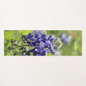 Texas Bluebonnet (blauer Rücken), Personalisiert Yogamatte (Vorderseite (Horizontal))