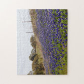 Texas Bluebonnet Blume Blue Blume Farm Puzzle (Vertikal)
