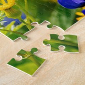 Texas Bluebonnet Blume mit Gelb Puzzle (Seite)