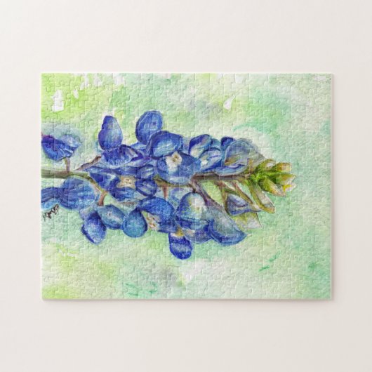 Texas Bluebonnet Blume Puzzle (Horizontal)