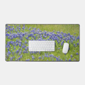 Texas Bluebonnet Blume Wilde Blume Kunst Schreibtischunterlage (Tastatur & Maus)