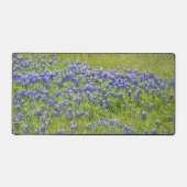 Texas Bluebonnet Blume Wilde Blume Kunst Schreibtischunterlage (Vorderseite)