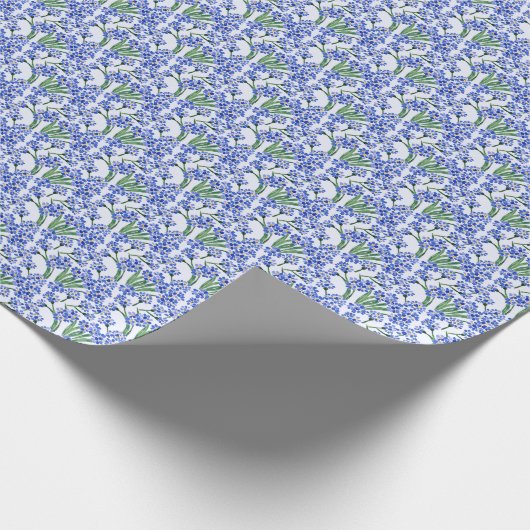 Texas Bluebonnet Geschenkpapier (Ecke)