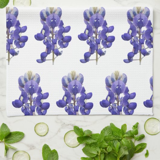 Texas Bluebonnet Geschirrtuch (Gefaltet)