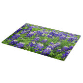 Texas Bluebonnet Glasschneidbrett Schneidebrett (Ecke)