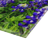 Texas Bluebonnet Glasschneidbrett Schneidebrett (Ecke)