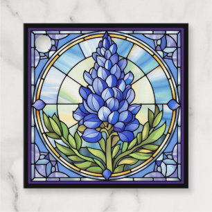 Texas Bluebonnet Hartglas Geschenkanhänger