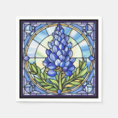 Texas Bluebonnet Hartglas Serviette (Vorderseite)