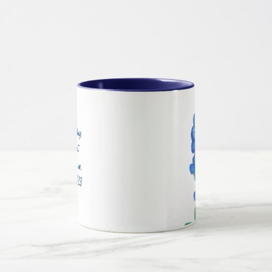 Texas Bluebonnet Inspiration Tasse (Zentrum)