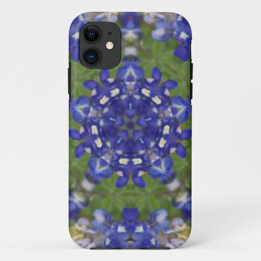 Texas Bluebonnet Kaleidoscope Case-Mate iPhone Hülle (Rückseite)
