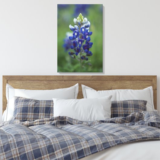 Texas Bluebonnet Leinwanddruck (Insitu (Schlafzimmer))