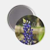 Texas Bluebonnet Magnet (Vorderseite/Rückseite)