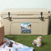 Texas Bluebonnet Meadow Landscape Aufkleber (Kühler)