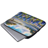 Texas Bluebonnet Meadow Landscape Laptopschutzhülle (Vorne Knopf)