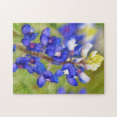 Texas Bluebonnet Nahe Blume Art Puzzle (Horizontal)
