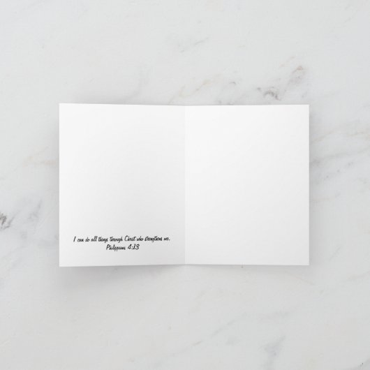 Texas Bluebonnet Note Card Karte (Innenseite)