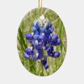 Texas Bluebonnet Ornament bemalt (Hinten)