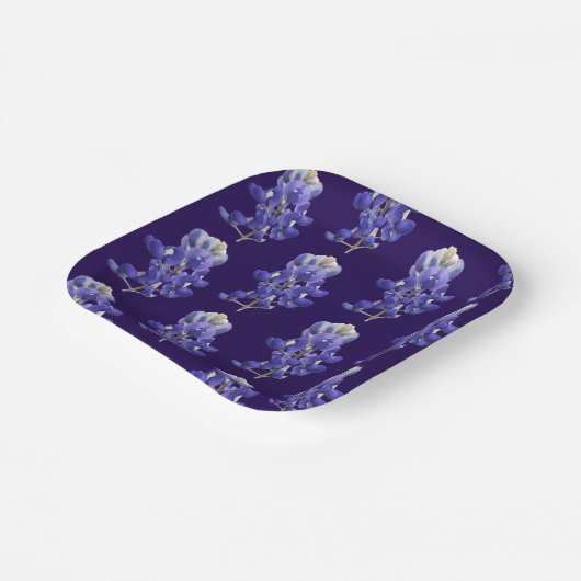 Texas Bluebonnet Papierplatte Pappteller (Gewinkelt)