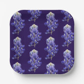 Texas Bluebonnet Papierplatte Pappteller (Vorderseite)