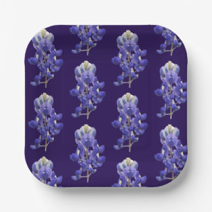 Texas Bluebonnet Papierplatte Pappteller