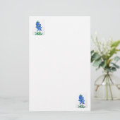 Texas Bluebonnet Stationery Briefpapier (Stehend Vorderseite)