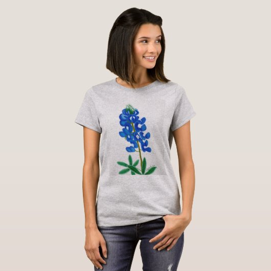 Texas Bluebonnet T - Shirt der Frauen (Vorne ganz)